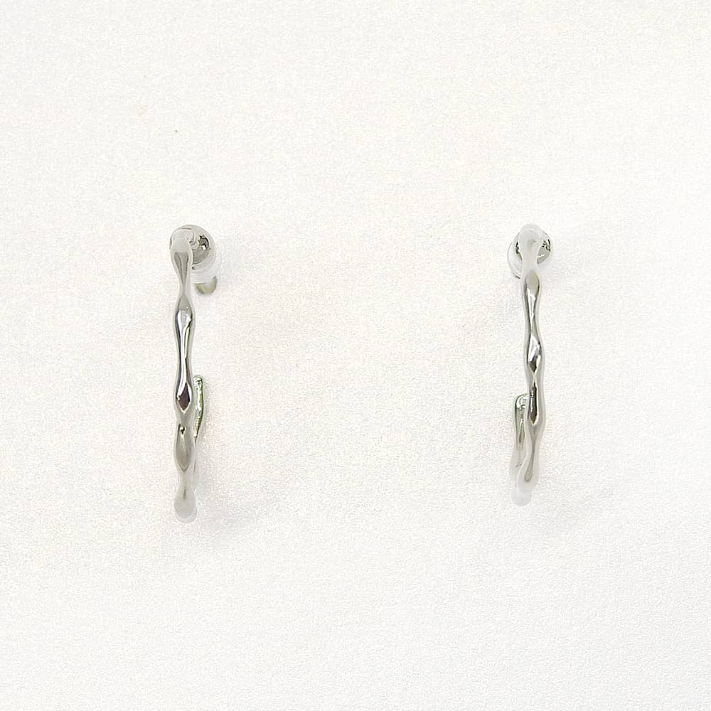 金属アレルギー対応 メタルフープ セラミックピアス | itam 金属アレルギー対応アクセサリー