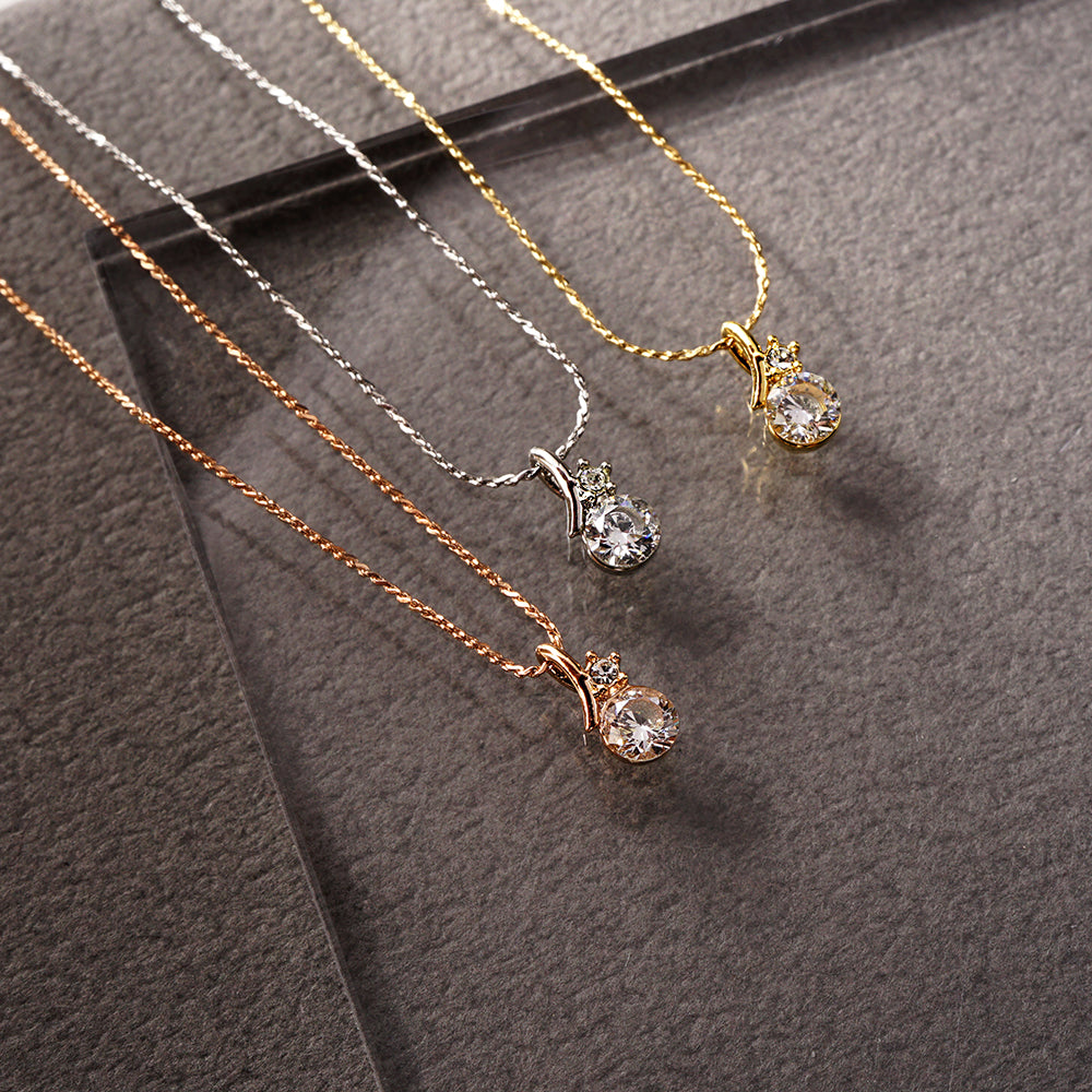 【NEW Color】キュービックジルコニア ネックレス