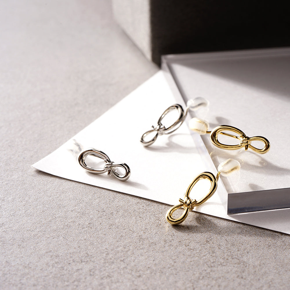 【NEW】メタルシリーズ オーバル ノンホールピアス