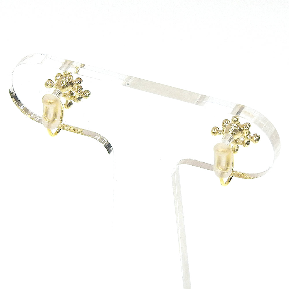 【NEW】ビジューシリーズ スクエア ノンホールピアス