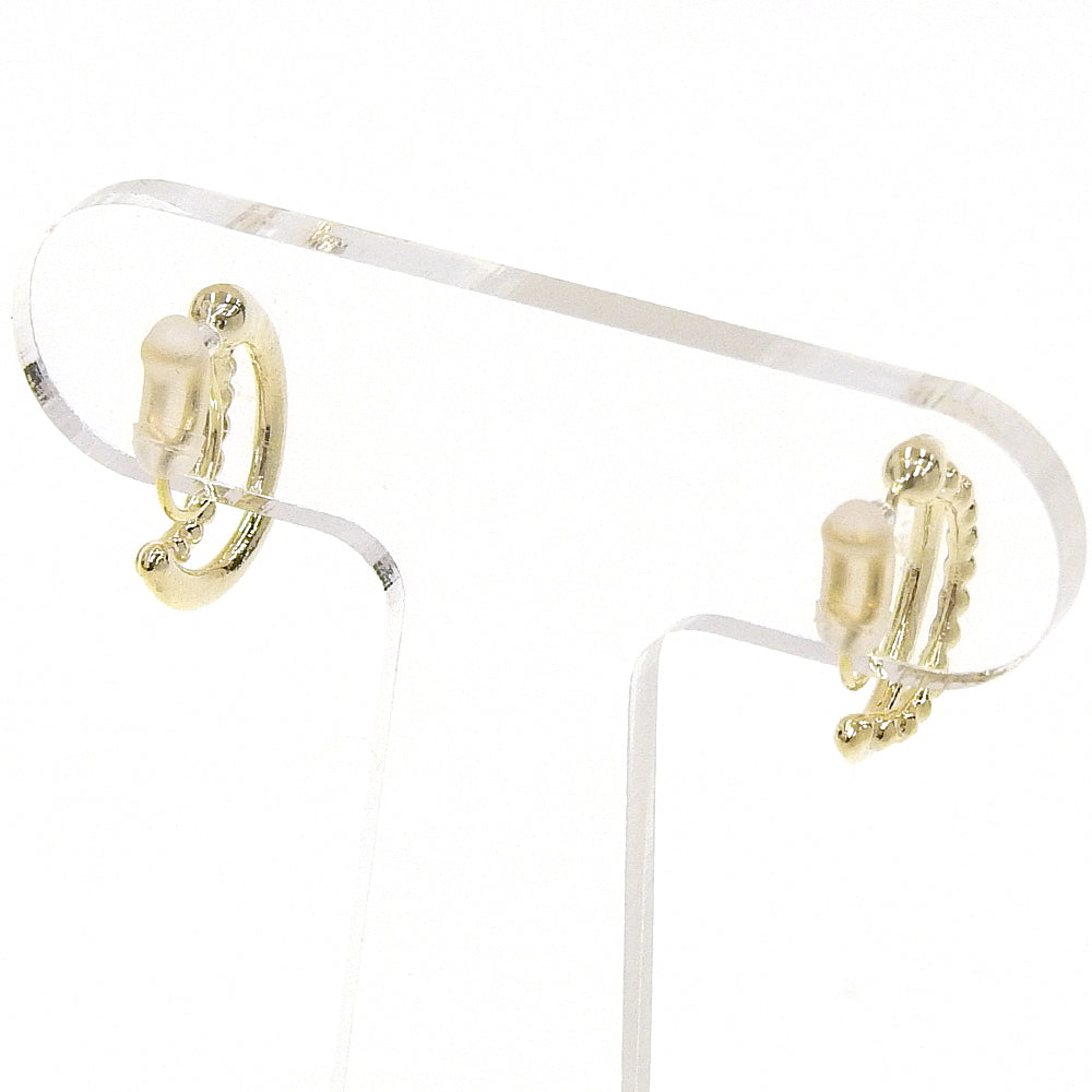 【NEW】【 金属アレルギー対応 】 ベーシックフープシリーズ ノンホールピアス