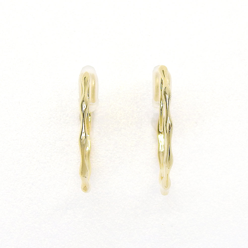 【NEW】メタルフープ ノンホールピアス