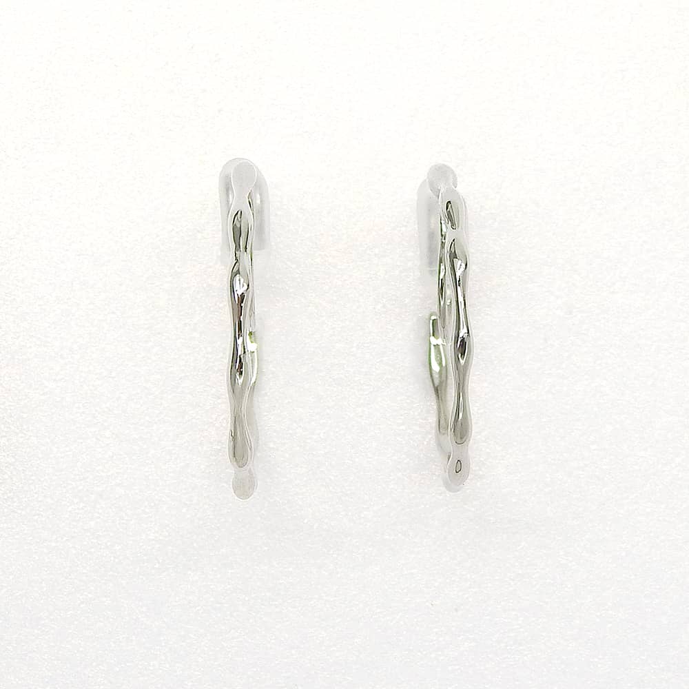 【NEW】メタルフープ ノンホールピアス