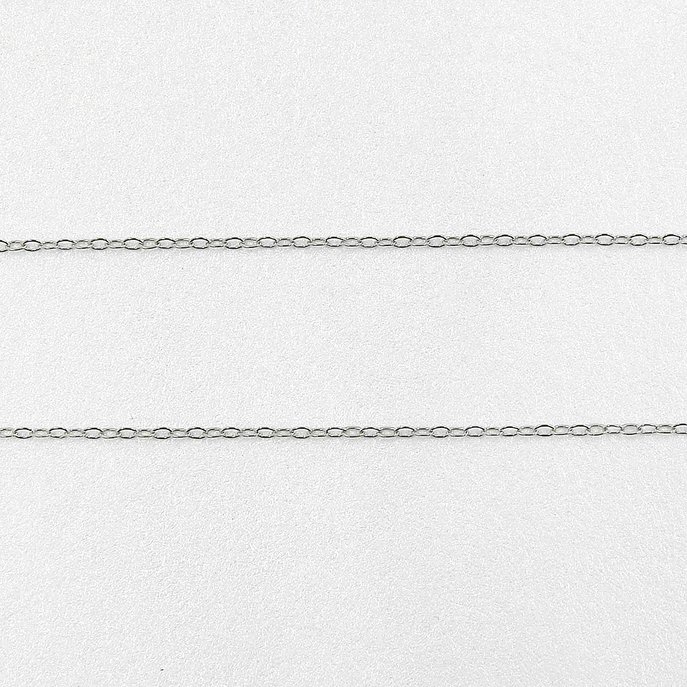 【NEW】ステンレス キュービックジルコニア プレート ネックレス