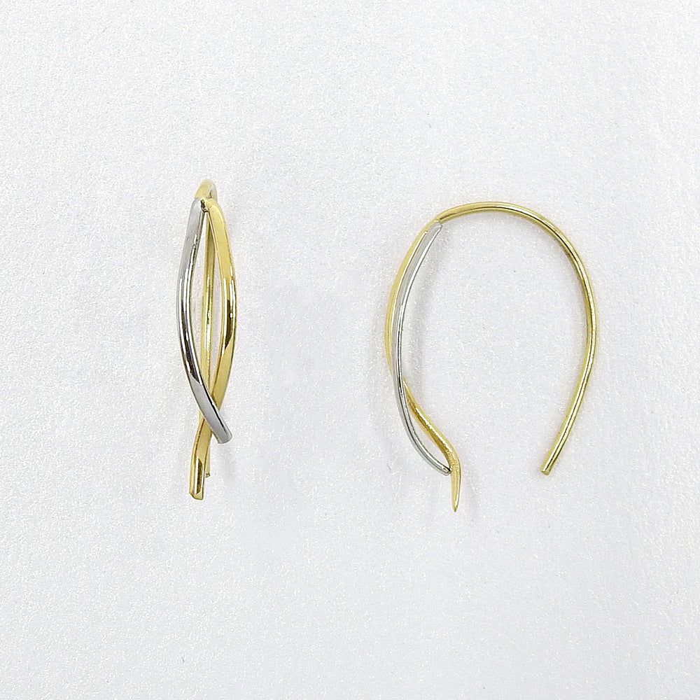 【NEW】【 金属アレルギー対応 】ステンレス ニュアンスデザイン フックピアス