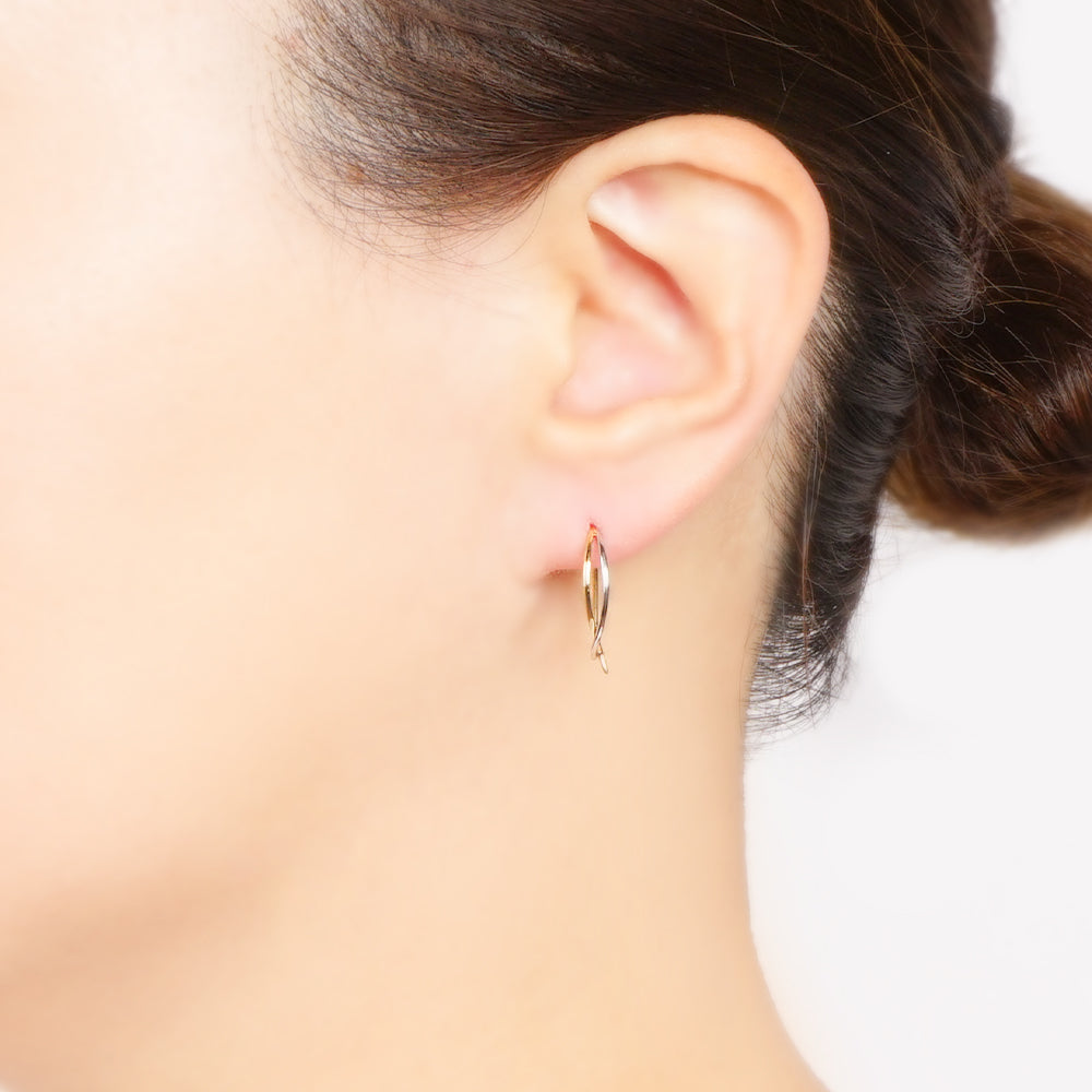 【NEW】【 金属アレルギー対応 】ステンレス ニュアンスデザイン フックピアス