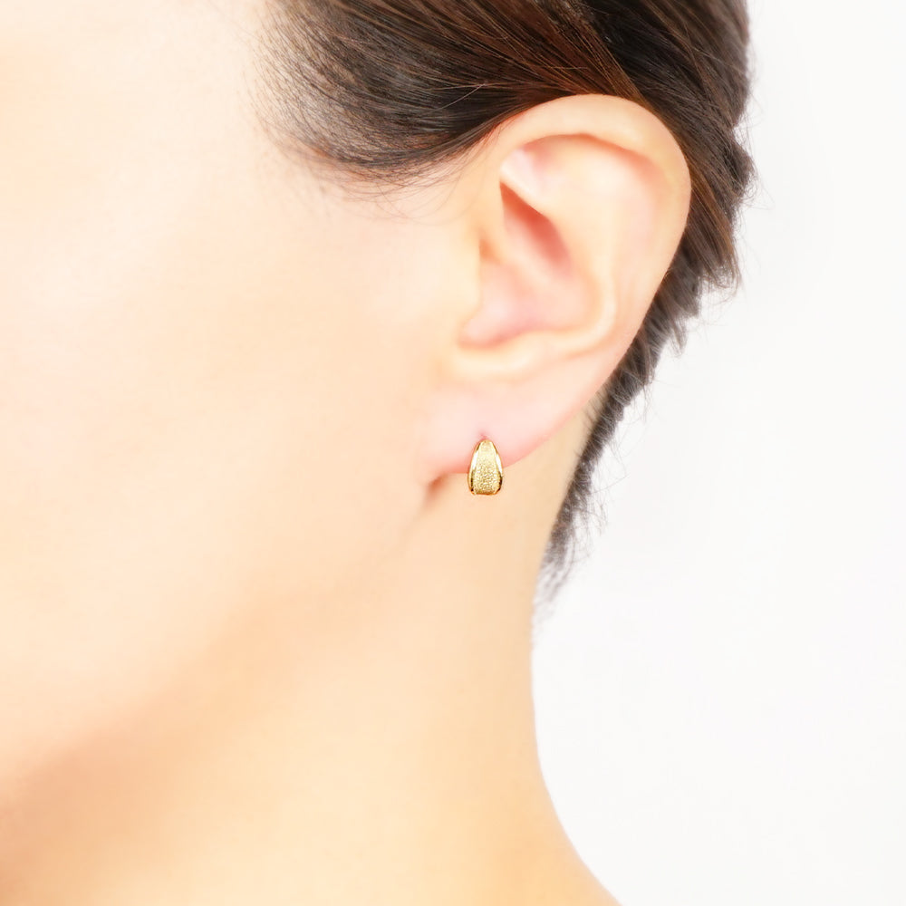 【NEW】【 金属アレルギー対応 】ステンレス ワイドフープピアス