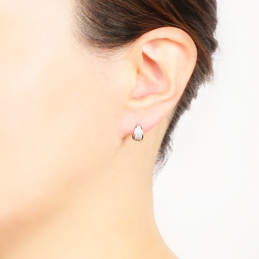 【NEW】【 金属アレルギー対応 】ステンレス ワイドフープピアス